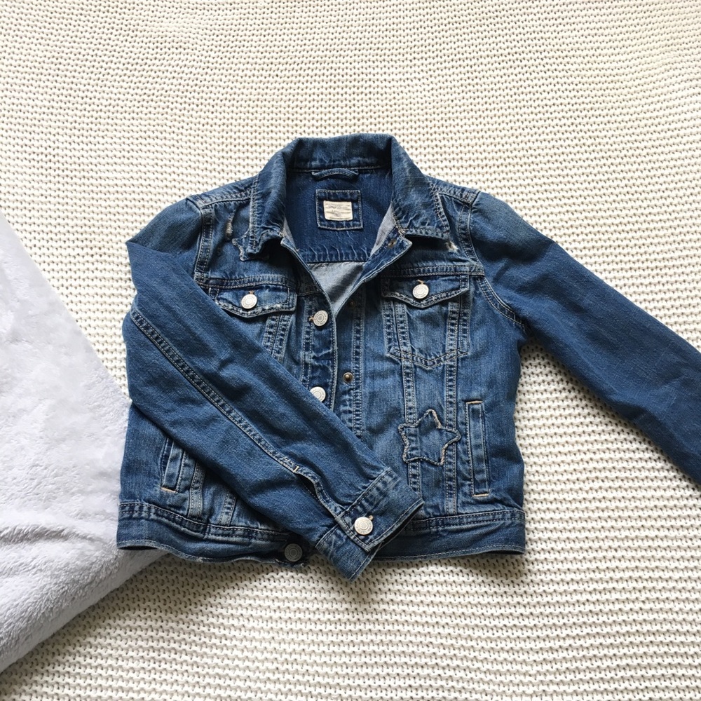 GapKids Star patch jean jacket.